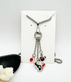 Houston Football Charm Necklace