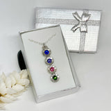 Bullet Bar Birthstone Necklace Mother’s Day Gifts