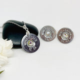 12 Gauge Shotgun Shell Jewelry Gift Set Ammo Jewelry For Women