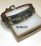 Men’s Custom Camo Bullet Hat Band , Gifts For Him