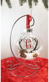 Camo Antler Personalized Floating Christmas Ornament