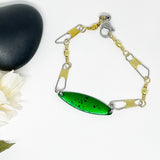 Snap Swivel Colored Spoon Fishing Bracelet
