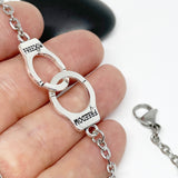 Men Or Womens Handcuff  Bracelet Custom Sizes Available