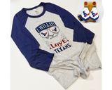 I Willie Love The Texans 3/4Sleeve Bela Canvas Tee (Ships Free  1-3 Days)