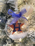 Houston Glitter Star Floating Christmas Tree Ornament